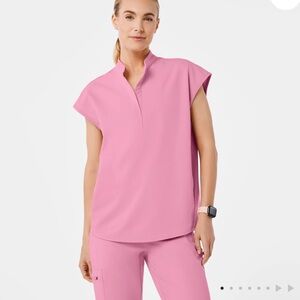 FIGS Rafaela Top Small Pink